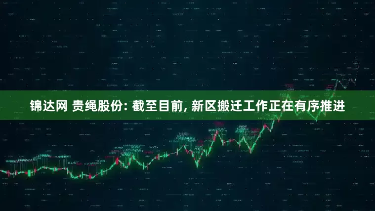 锦达网 贵绳股份: 截至目前, 新区搬迁工作正在有序推进